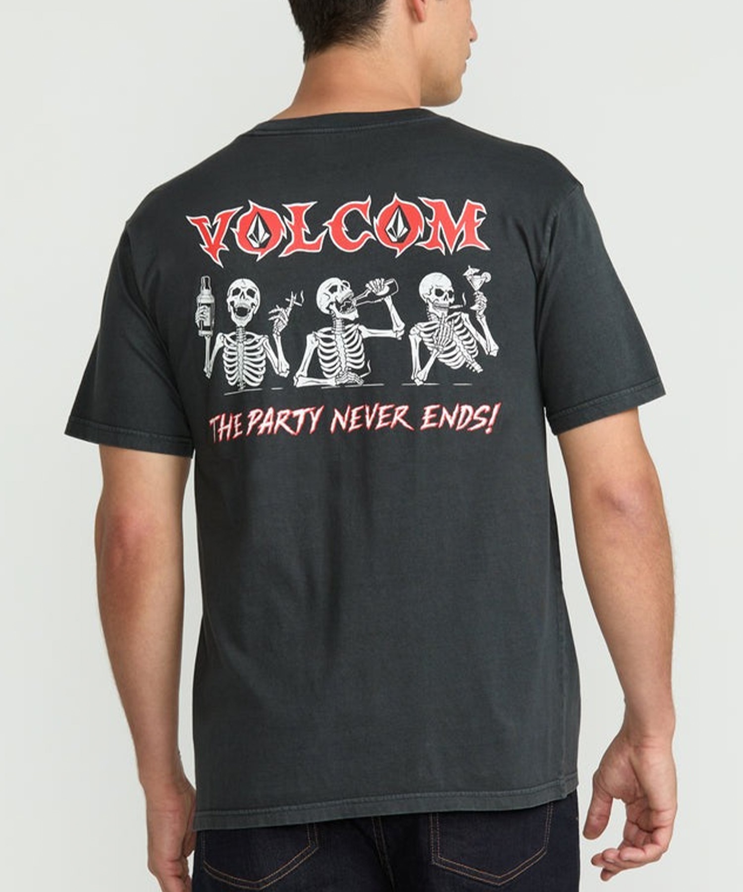 VOLCOM ボルコム 半袖 Tシャツ メンズ バックプリント オーバーサイズ