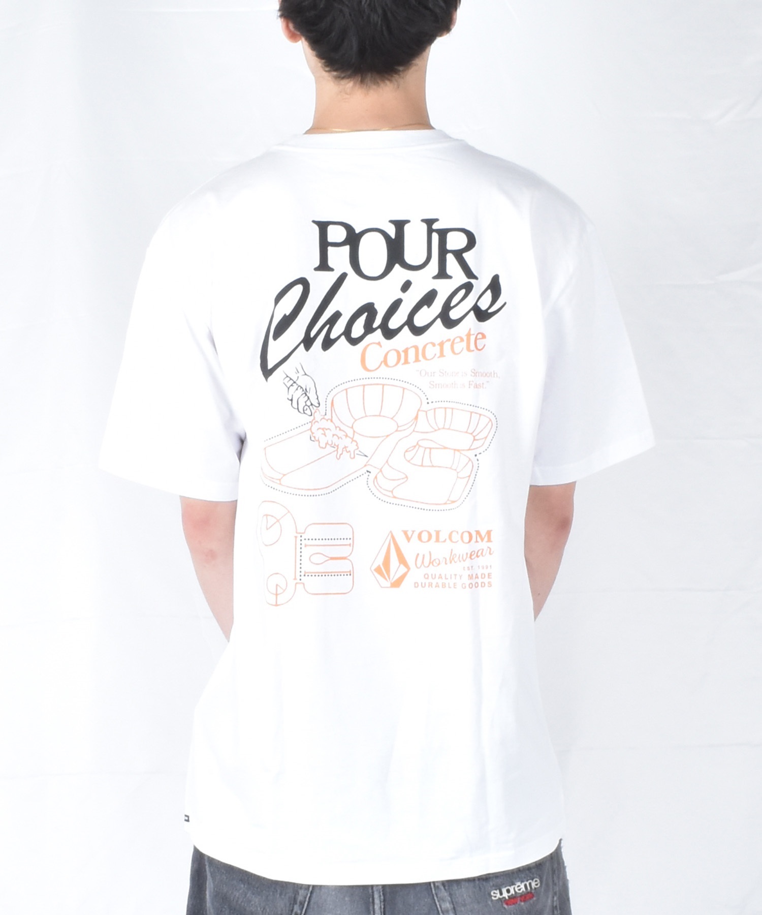 VOLCOM ボルコム 半袖 Tシャツ メンズ バックプリント A3502527