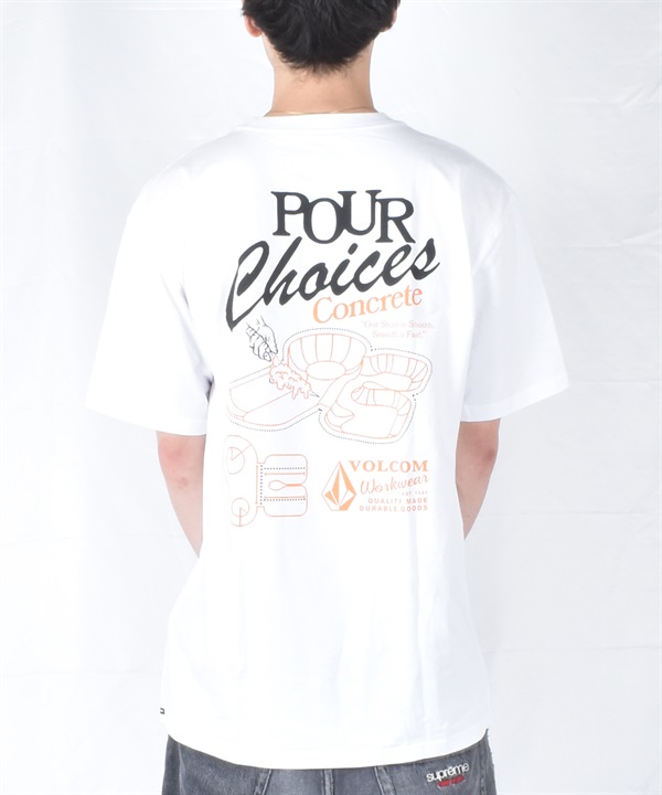 VOLCOM ボルコム 半袖 Tシャツ メンズ バックプリント A3502527 ムラサキスポーツ限定