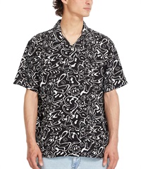 VOLCOM ボルコム 半袖 シャツ メンズ 総柄 ボクシーフィット Filip Rygalski Shirt A0412506