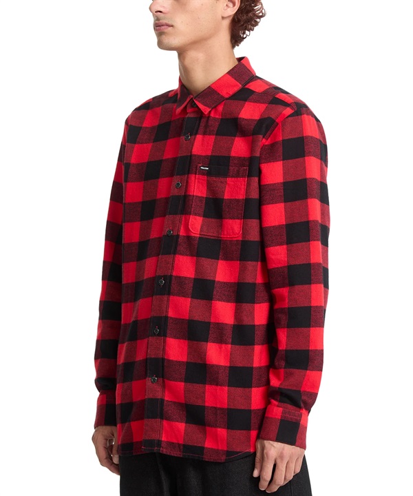 VOLCOM ボルコム 長袖 シャツ メンズ チェックシャツ ロングスリーブシャツ CADEN PLAID LS A0532506