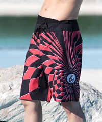 VOLCOM ボルコム 水着 トランクス ボードショーツ メンズ 吸水速乾 膝丈 ストレッチ A0812504