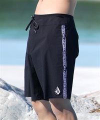 VOLCOM ボルコム 水着 トランクス ボードショーツ メンズ 膝丈 ブランドロゴ A0812506