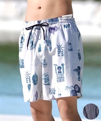 VOLCOM ボルコム 水着 海パン トランクス サーフパンツ メンズ 水陸両用 総柄 A2522500(BWH-S)