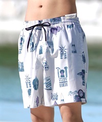 VOLCOM ボルコム 水着 海パン トランクス サーフパンツ メンズ 水陸両用 総柄 A2522500(STN-S)