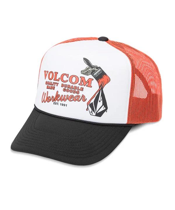 VOLCOM ボルコム キャップ メッシュ ロゴ EVEN LAY WORKWEAR HAT D5532507