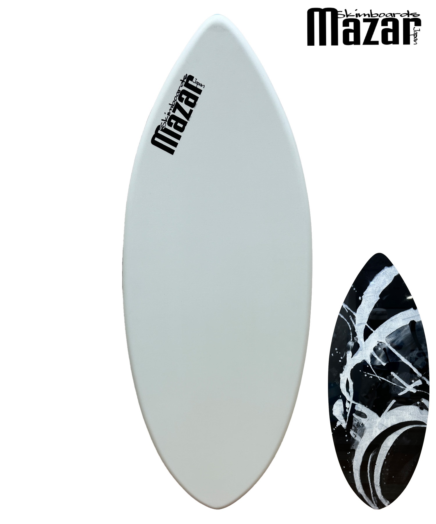 MAZAR マザー BASIC+ ベーシック＋ スキムボード ムラサキスポーツ(WHT-131cm)