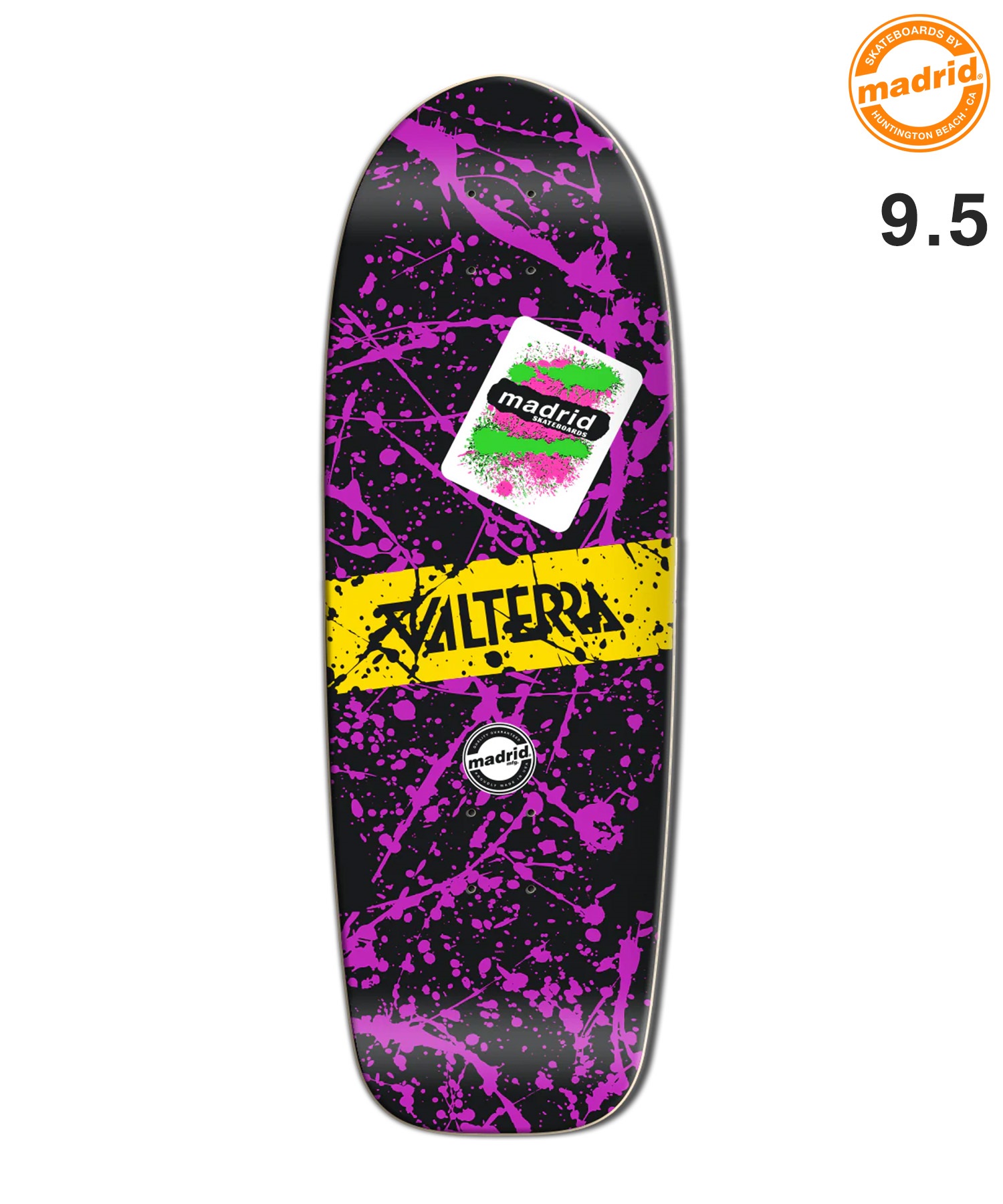 MADRID マドリッド スケートボード デッキ 9.5inch VALTERRA MADRID
