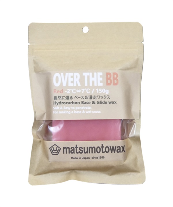 マツモトワックス OVER THE BB スノーボード ワックス WAX ベースワックス ムラサキスポーツ 25-26モデル MM K28【2526】