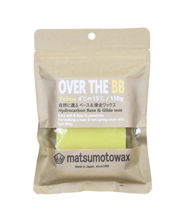 マツモトワックス OVER THE BB スノーボード ワックス WAX ベースワックス ムラサキスポーツ 25-26モデル MM K28【2526】