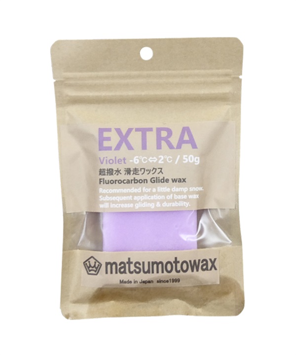 マツモトワックス EXTRA LF スノーボード ワックス WAX 滑走ワックス ムラサキスポーツ 25-26モデル MM K28【2526】