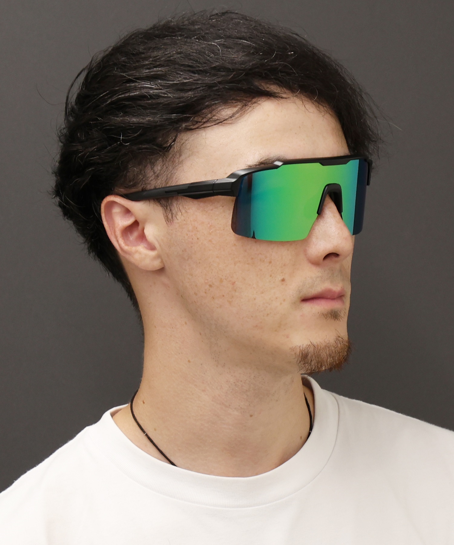 ★限定★UVサングラス 美品♪ 偏光レンズ サングラス UVカット 【SC-1038P BU】クリアブルー 紫外線