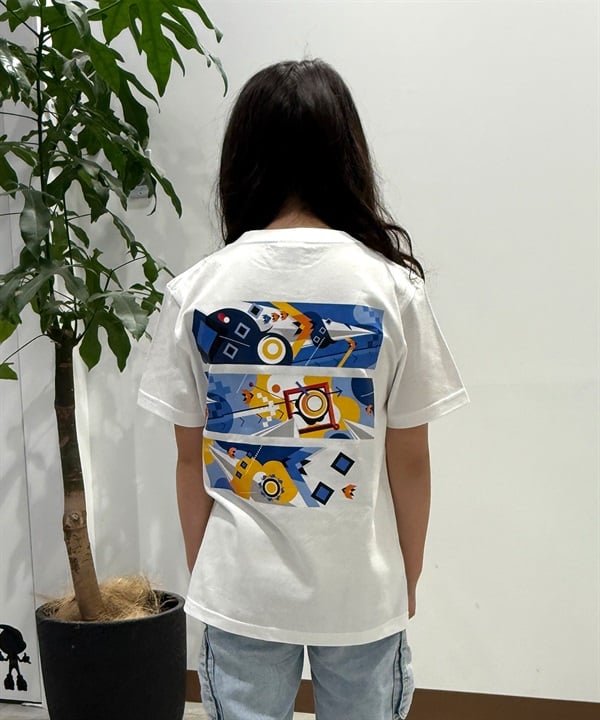 ららぽーとEXPOCITY店1周年記念限定 キッズ ジュニア 子供 半袖 Tシャツ バックプリント EXPO01K ムラサキスポーツ限定