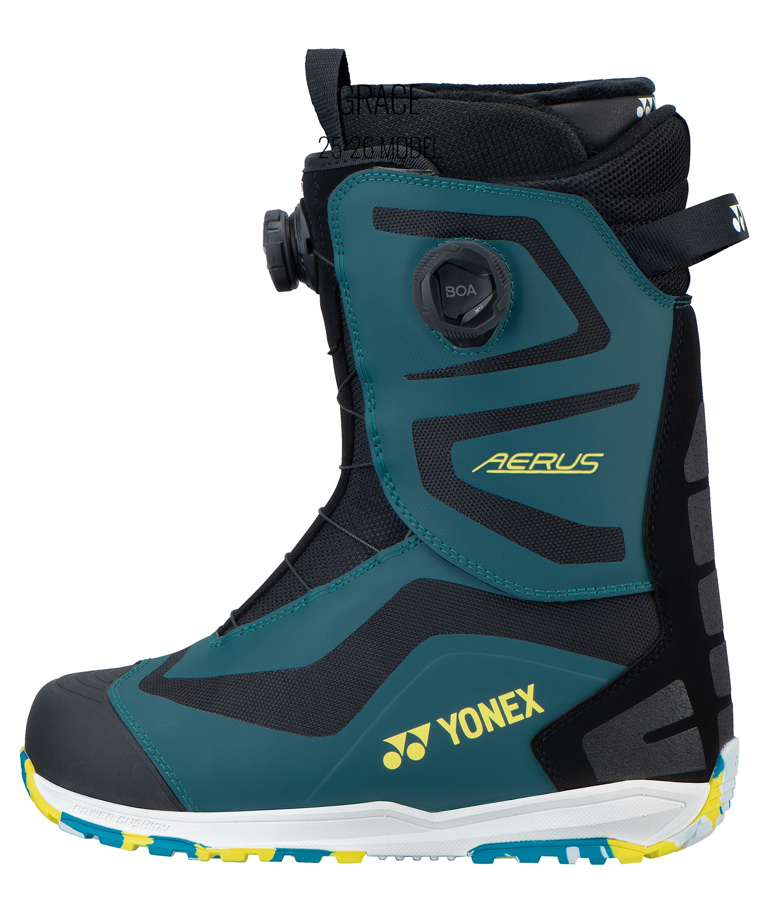 【早期購入】YONEX ヨネックス スノーボード ブーツ ユニセックス AERUS　BOA ムラサキスポーツ 25-26モデル MM C21(ONECOLOR-23.0cm)