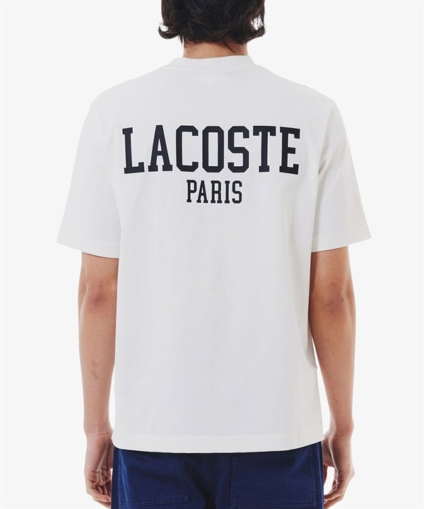LACOSTE ラコステ 半袖 Tシャツ メンズ バックプリント ベーシック Tシャツ TH470599