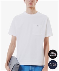 LACOSTE ラコステ 半袖 Tシャツ メンズ アウトライン クロック ポケット Tシャツ TH558199