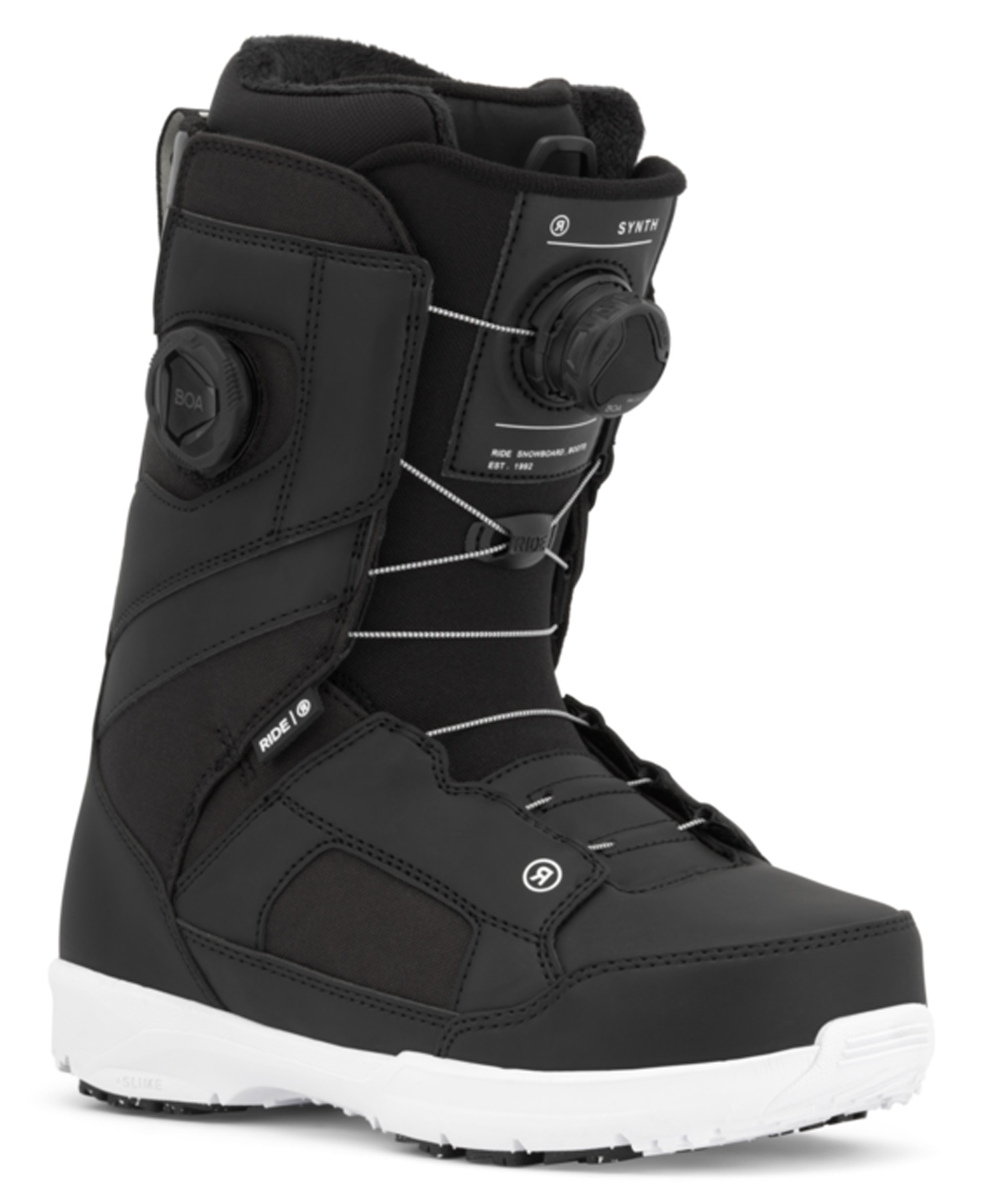 RIDE ライド スノーボード ブーツ レディース SYNTH BLACK ムラサキ