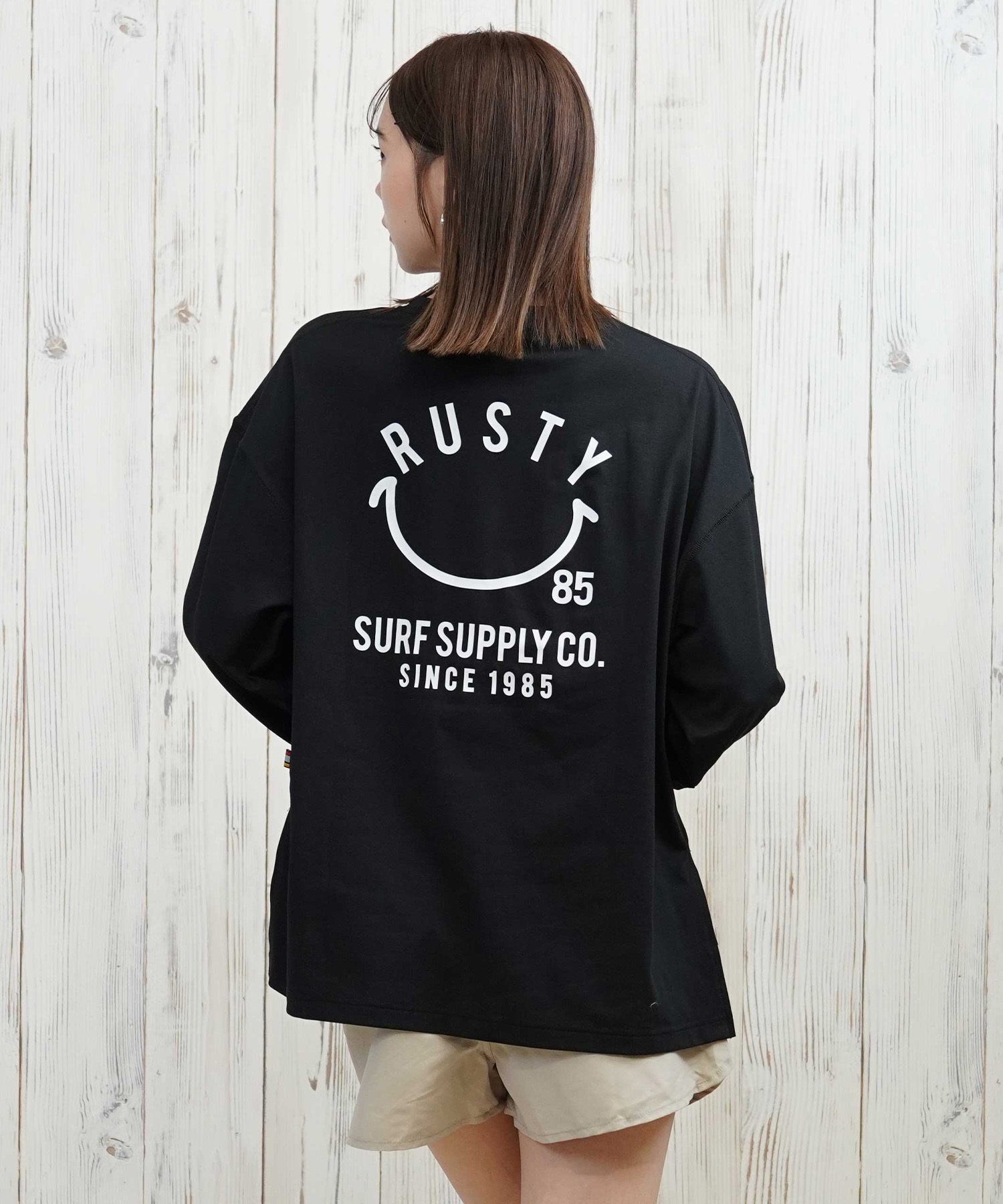 RUSTY ラスティ 水着 レディース 4点セット ブラトップ ショーツ ロンT