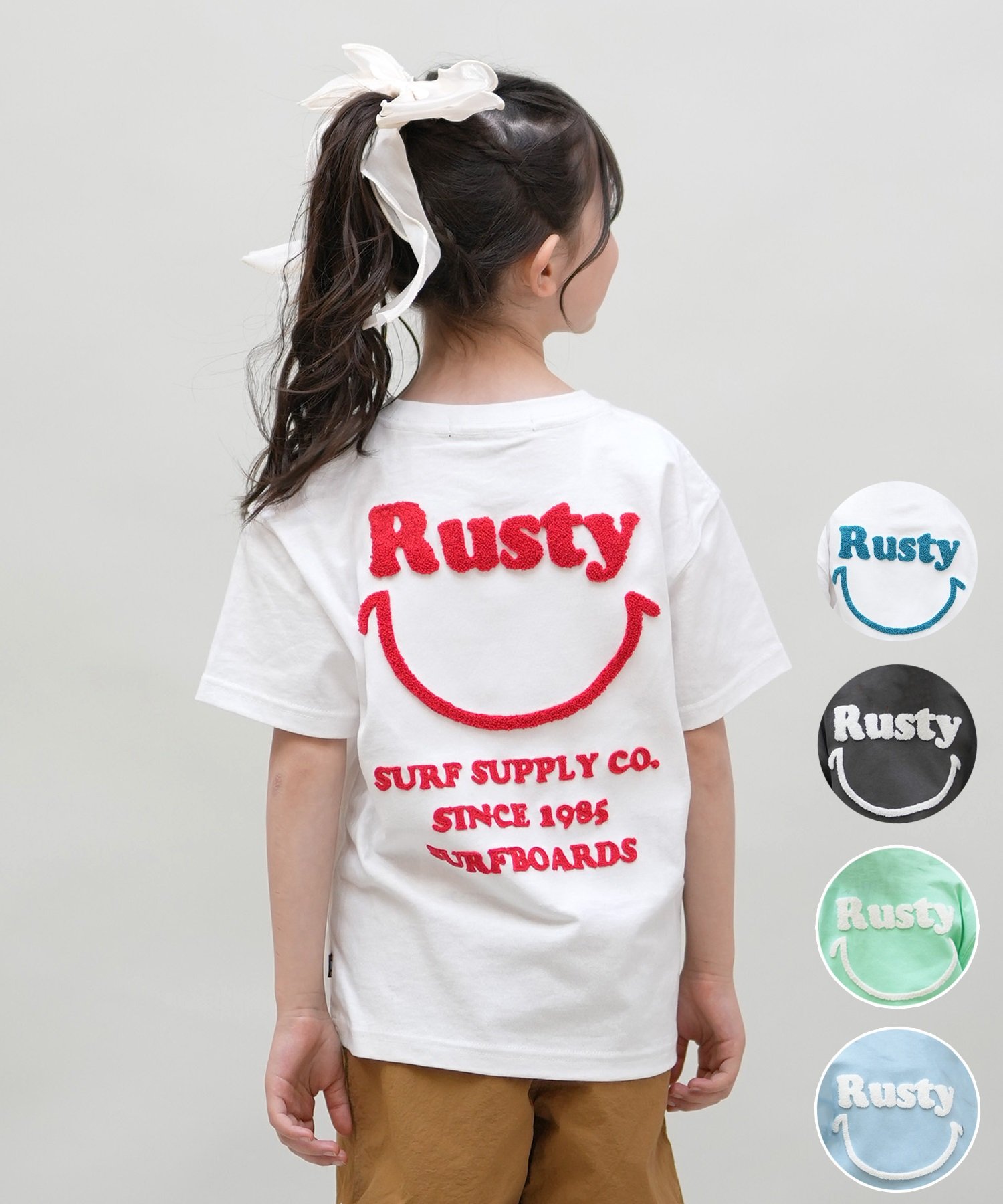 RUSTY ラスティー 半袖 Tシャツ キッズ 子供 965505