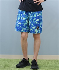 RUSTY ラスティ 水着 海パン トランクス サーフパンツ キッズ ジュニア 子供 トロピカルカモフラージュ ボードショーツ 965401(BL-130cm)