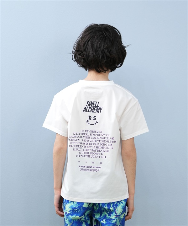 RUSTY ラスティ 水着 ラッシュガード 半袖 Tシャツ キッズ ジュニア 子供 男の子 女の子 水陸両用 吸水速乾 UVカット 965502