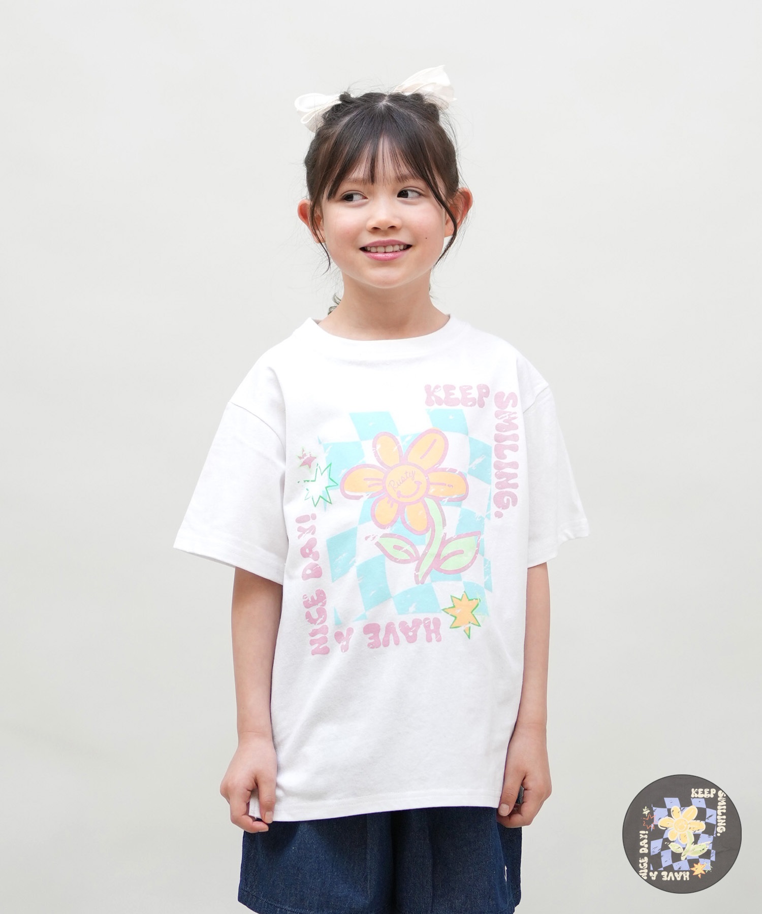 Tシャツ(半袖/袖なし) Garden Floral-print Ribbon Blouse Casual Floral Print Tops For Garden Party - Shop on Pinterest