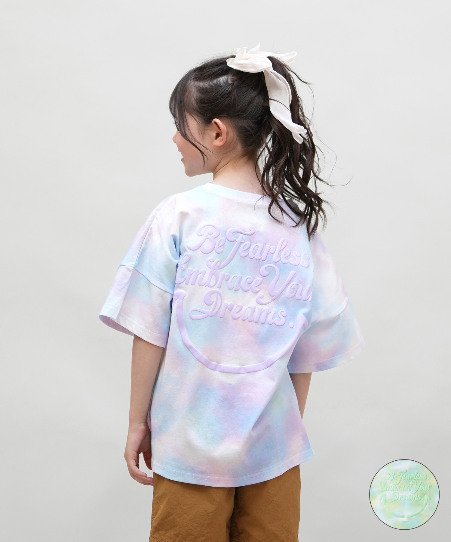 RUSTY ラスティ 半袖 Tシャツ キッズ ジュニア 子供 女の子 バック