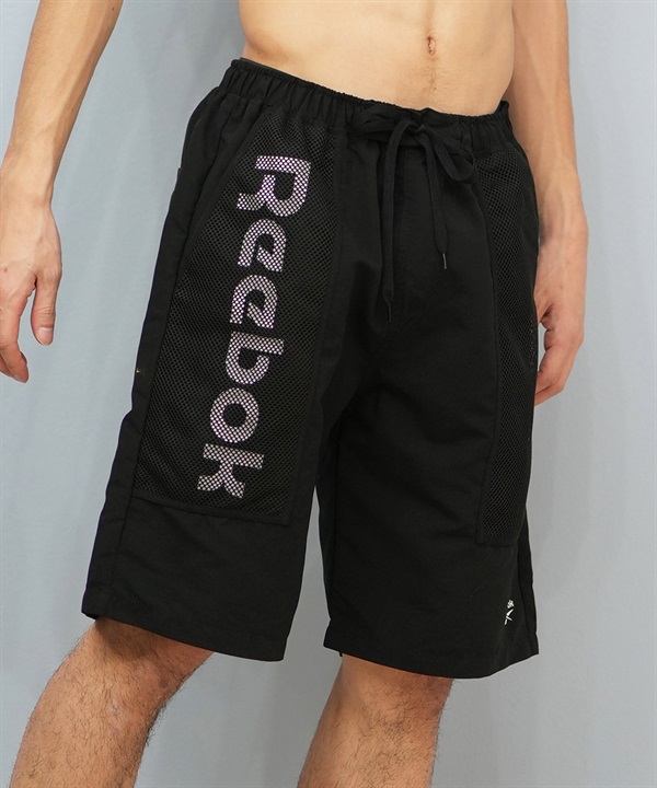 Reebok リーボック 水着 海パン トランクス サーフパンツ メンズ メッシュ ポケット ロゴ 水陸両用 425705