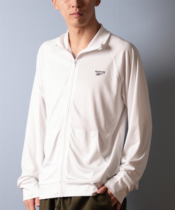 Reebok リーボック 水着 ラッシュガード 長袖 ジップアップ メンズ UVカット UVジャケット 425771