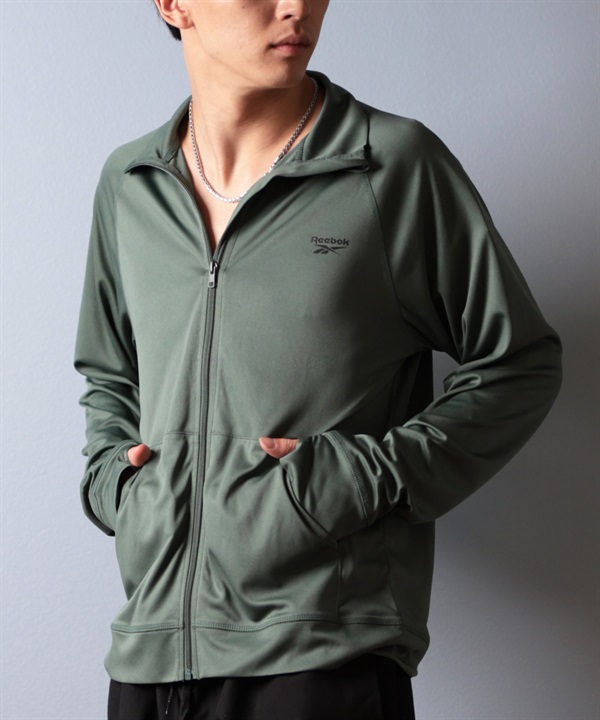 Reebok リーボック 水着 ラッシュガード 長袖 ジップアップ メンズ UVカット UVジャケット 425771