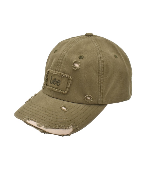 Lee リー キャップ ダメージ加工 ロゴ 刺しゅう ユニセックス LE COTTON DAMAGE CAP 251076606