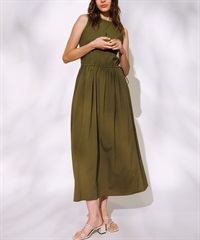 RIKKA FEMME リッカファム ワンピース レディース ノースリーブ ドッキングワンピース RF25SS24