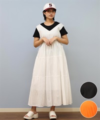 RIKKA FEMME リッカファム ワンピース レディース バックオープン ティアードワンピース RF25SS25