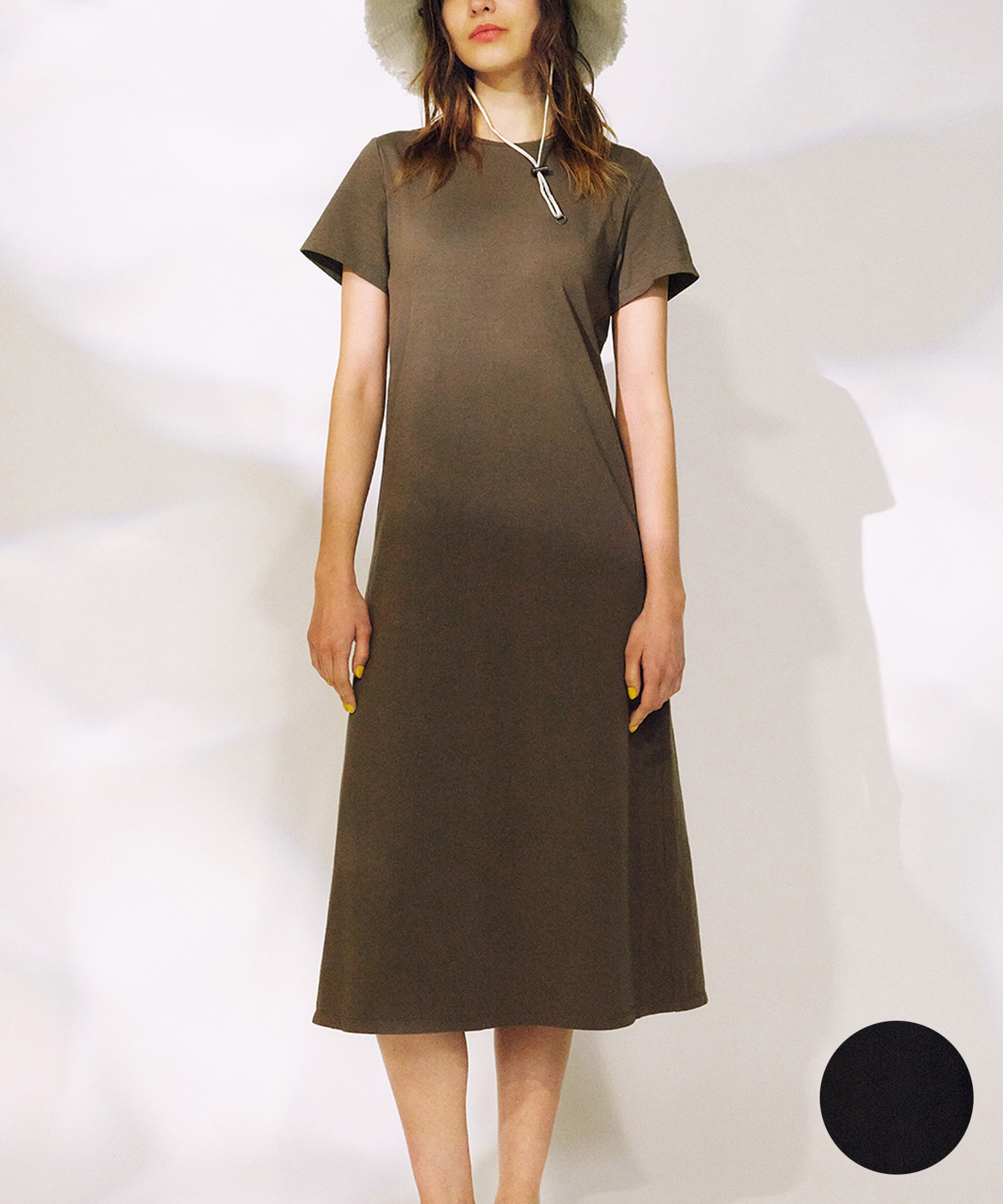 RIKKA FEMME リッカファム ワンピース レディース 半袖 カップ付き