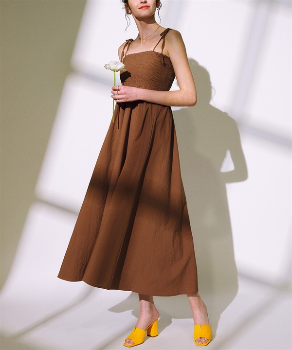 RIKKA FEMME リッカファム ワンピース レディース リボンキャミ RF25SS17