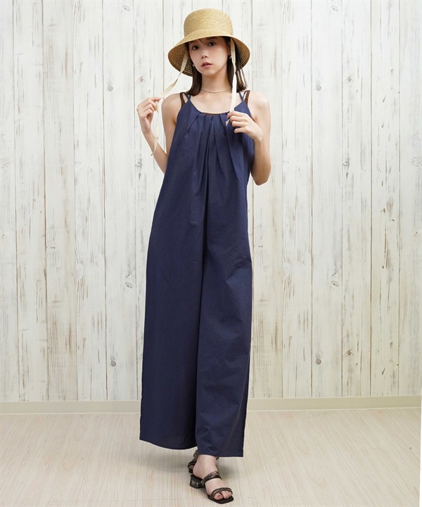 RIKKA FEMME リッカファム サロペット オーバーオール レディース オールインワン キャミソール ワイドパンツ RF25HS07