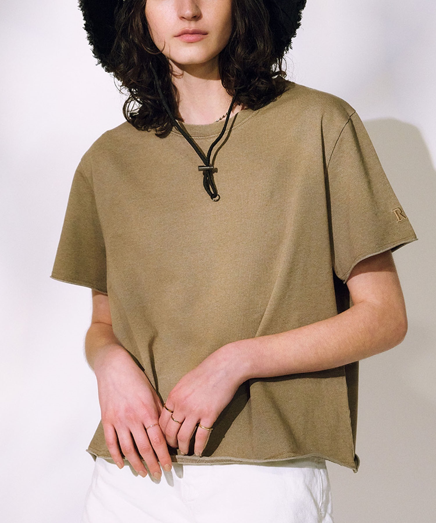 RIKKA FEMME リッカファム 半袖 Tシャツ レディース ヴィンテージ風