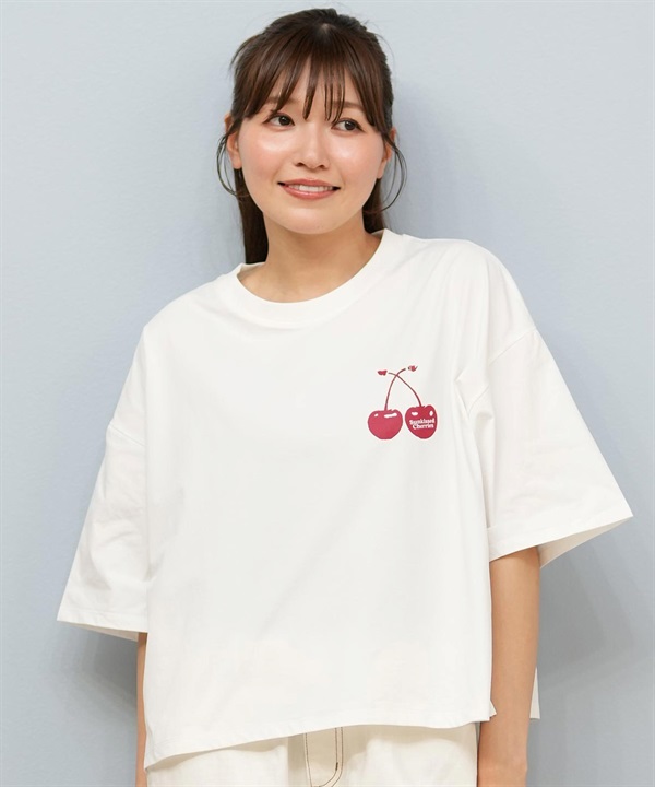 RIKKA FEMME リッカファム 半袖 Tシャツ レディース バックプリント UVカット 吸湿速乾 RF25HS12