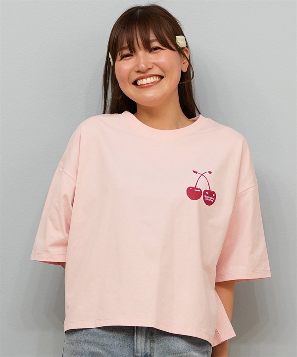 RIKKA FEMME リッカファム 半袖 Tシャツ レディース バックプリント UVカット 吸湿速乾 RF25HS12