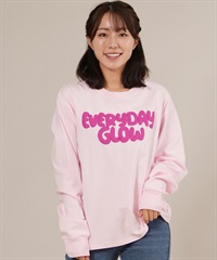 RIKKA FEMME リッカファム 長袖 Tシャツ ロンT レディース 発泡プリント RF25FW01(PNK-FREE)