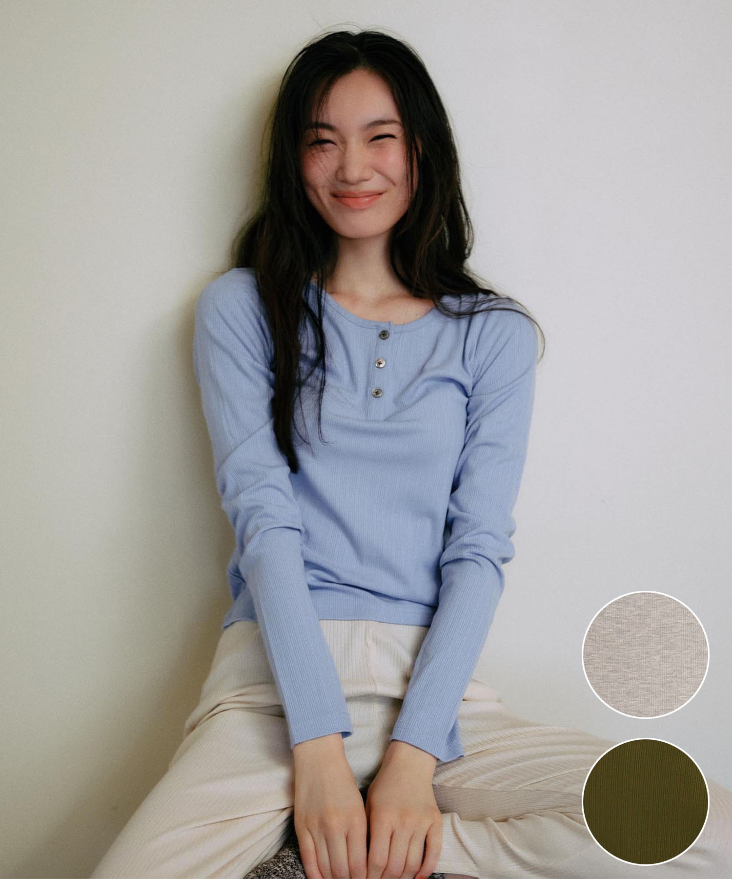 RIKKA FEMME リッカファム 長袖 Tシャツ ロンT レディース シンプル