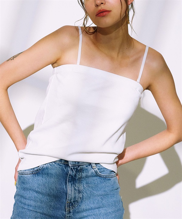 RIKKA FEMME リッカファム キャミソール レディース ベアトップ カップ付き RF25SS04