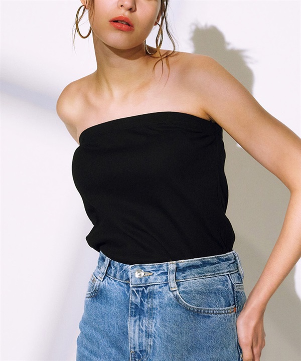 RIKKA FEMME リッカファム キャミソール レディース ベアトップ カップ付き RF25SS04