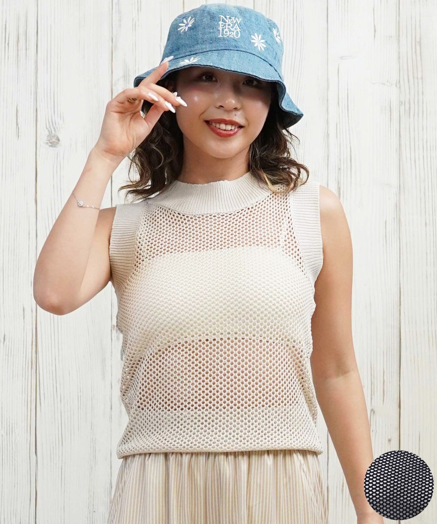 新品misha and puff サマーニットタンクトップ 5-бy Last 1!! 60%Off!! Misha and Puff◇ Feather Jenny Tank◇ Nile