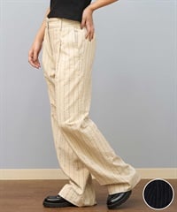 RIKKA FEMME/リッカファム ストライプ ストレートパンツ ボトムス RF25SS02
