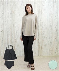RIKKA FEMME リッカファム 水着 ラッシュガード セット レディース 4点セット 水陸両用 UVカット RN02