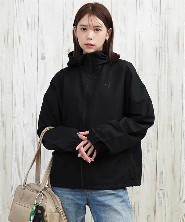RIKKA FEMME リッカファム 水着 レディース ラッシュガード 長袖 パーカー ジップアップ フーディー 水陸両用 UVカット RN01