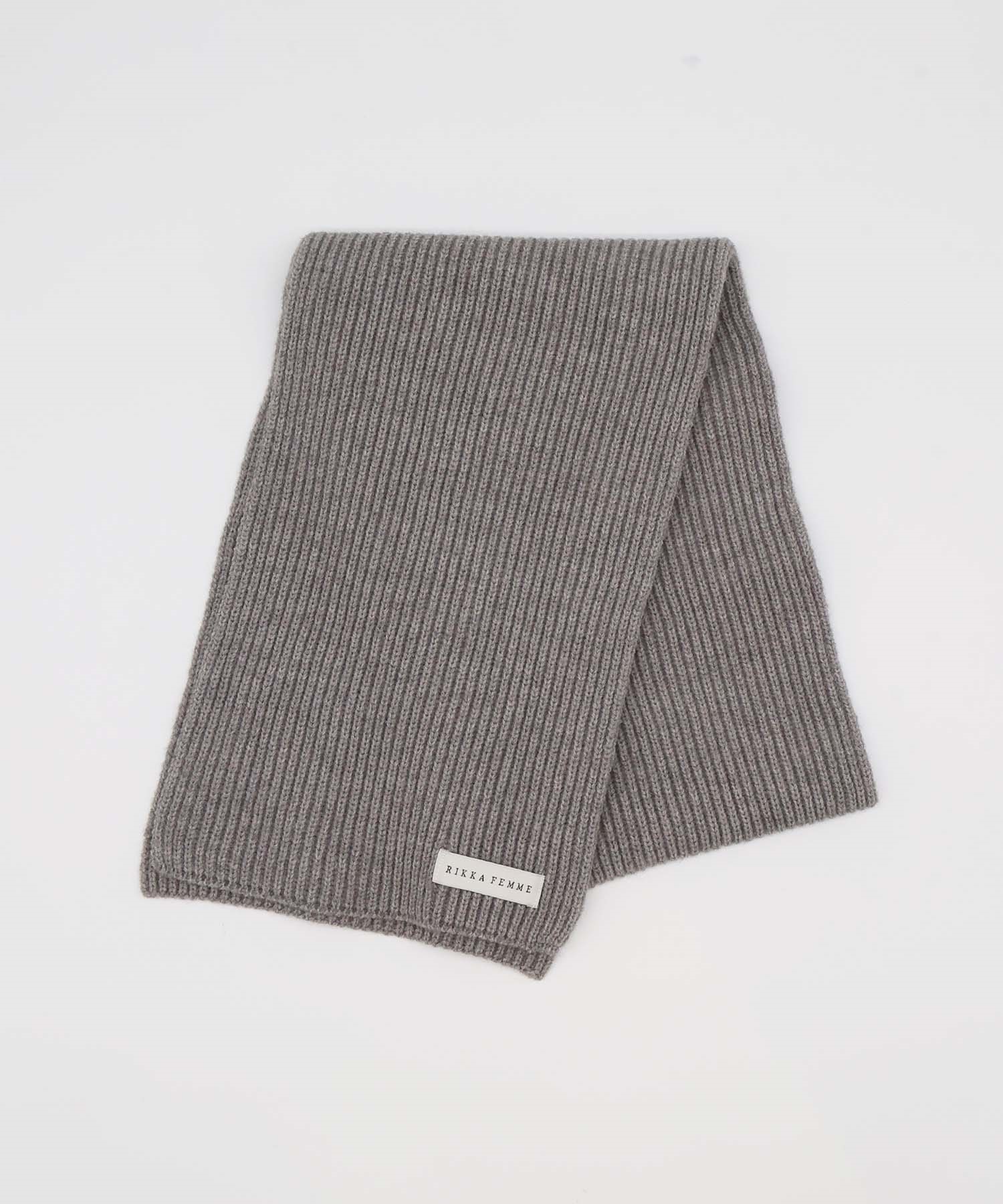 RIKKA FEMME リッカファム マフラー ストール RFAC25FW06(GRY-FREE)