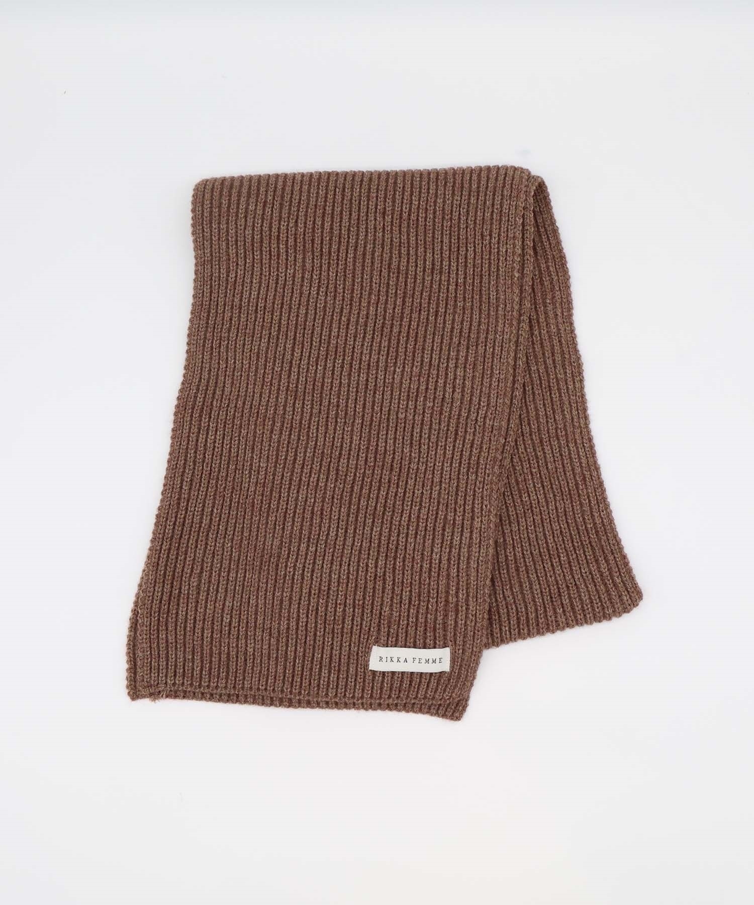 RIKKA FEMME リッカファム マフラー ストール RFAC25FW06(BRN-FREE)