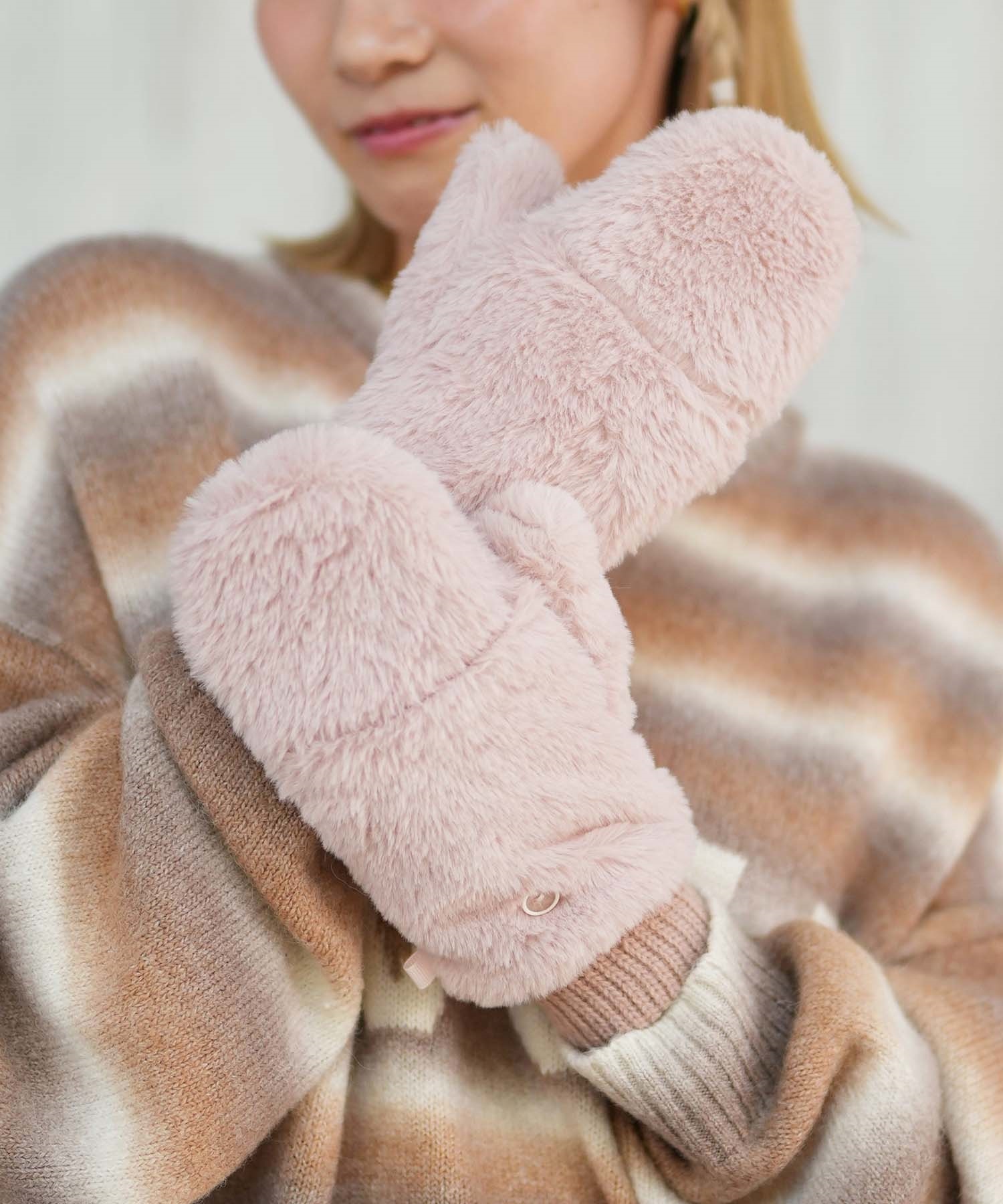 RIKKA FEMME リッカファム 手袋 2Way ファーミトン RFAC25FW04 手袋